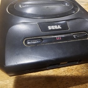 Sega Genesis Model II Console Bundle w/ Cords Mortal Kombat Spiderman 