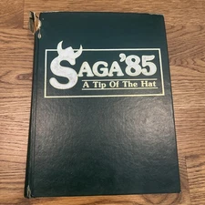 SAGA 1985 Spring Valley High School Yearbook Columbia SC Vol 15 Annual FLAWS