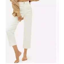 Everlane The Cheeky Jean Womens 26 Regular Bone Off-White Excellent High Rise
