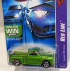 2007 HOT WHEELS RED LINE SERIES ~CUSTOM '69 CHEVY PICKUP WITH FRONT WHEEL ERROR~