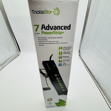 TrickleStar 7 Outlet AV Advanced Power Strip - Black - New In Box.