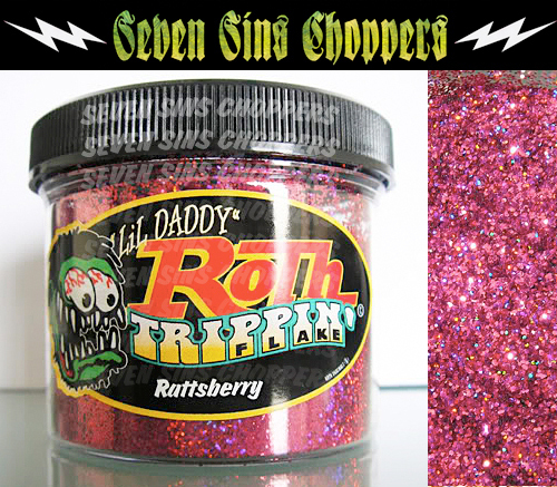 Roth Flake Trippin RATTSBERRY Chopper Hotrod Metalflake Sparkle Paint Gun - Picture 1 of 1