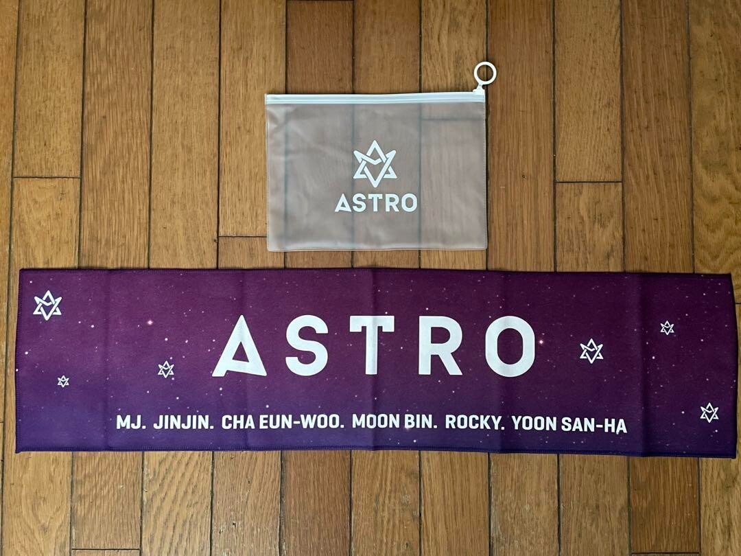 ASTRO OFFICIAL SLOGAN TOWEL Korea Bonus Limited Edition