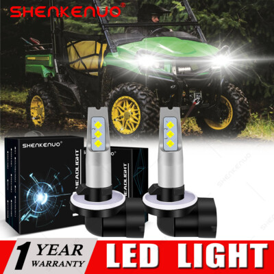 2 EX Bright LED light bulbs for Deere Gator 590i S4 590M 625i 825i 855d;AM144881