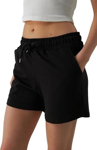 WOMEN'S SHORTS - SWEAT SHORTS WORKOUT GYM SHORTS FOR WOMEN SUMMER LOUNGE SHORTS