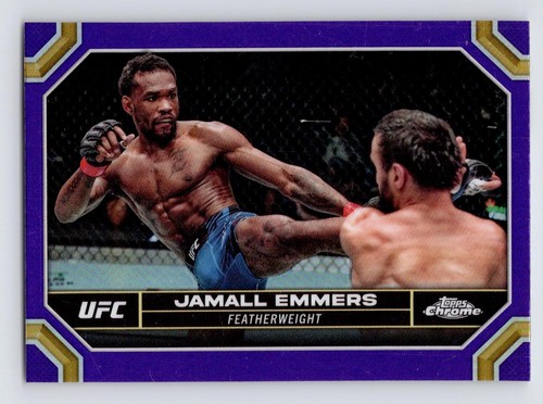 2024 Topps Chrome UFC #35 Fernando Padilla Purple Refractor