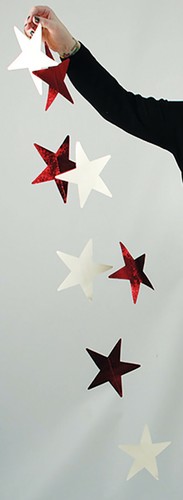 8 Pack Hearts, Star Garlands, Star Wire Garlands - Wedding Venue Decorations - Picture 5 of 9