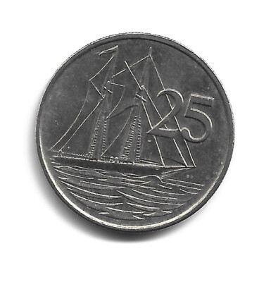 World Coins - Cayman Islands 25 Cents 1982 Coin KM# 4 | eBay