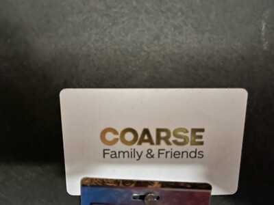 Coarse Toys Friends And Family Card (un-used) Sleepless Nights Special Sauce Etc