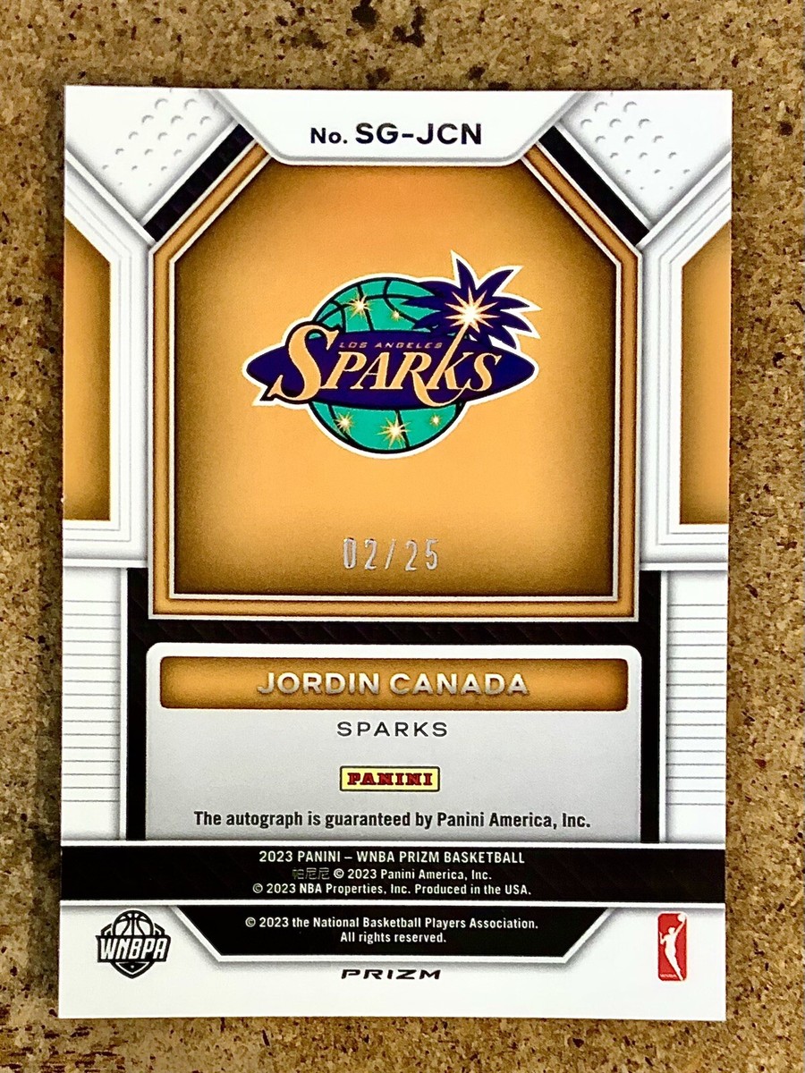 2023 Panini Prizm WNBA Signatures Prizms Green Pulsar Jordin