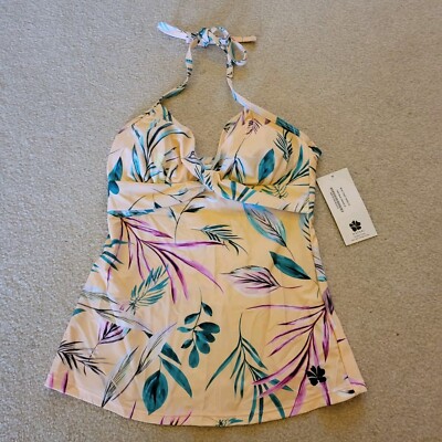 HAPARI Tankini Swimsuit Blush Twist NWT M