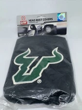 University of South Florida Bulls Promark Auto Head Rest Covers Universal Size