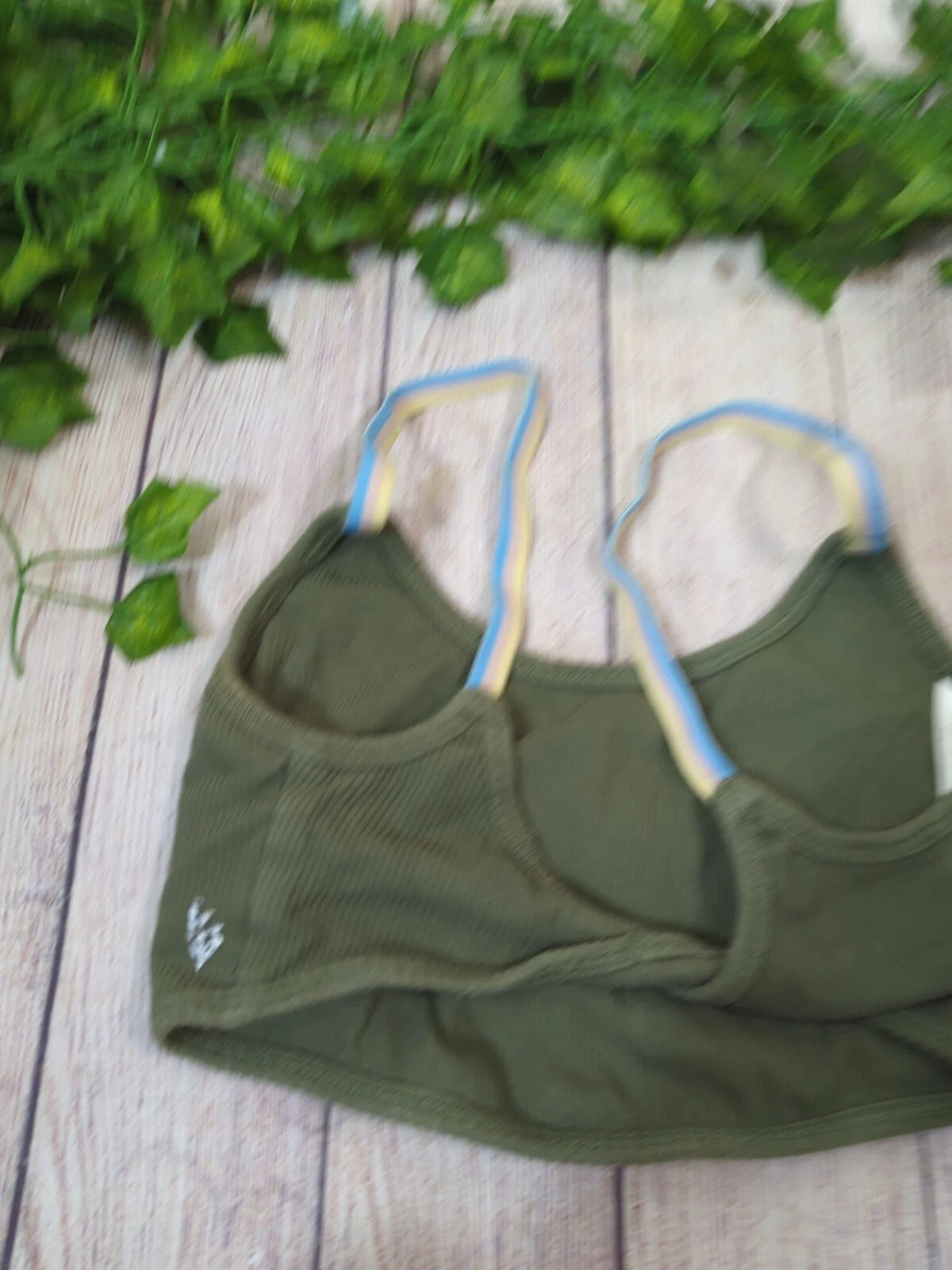 free-people-movement sports bra top twist back ribbed tank-bra