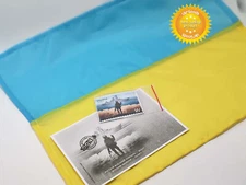 Russian warship, go F *** yourself, Ukraine Set Flag + envelope + fridge magnet