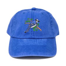 Sombrero de papá bordado Blue Jay Bird, gorra bordada Blue Jay Bird personalizada