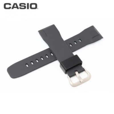 CASIO PRO TREK Original Schwarz Uhrenarmband Band 24mm 10552664 für PRG-650Y
