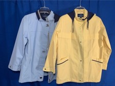 Mackintosh Spring Rain Jackets With Hoods Blue (s) & Yellow (m) - Free Shipping