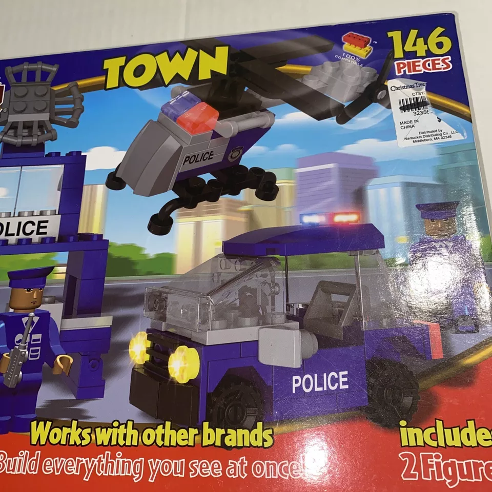 Best-Lock Town-146 Pc Set Police Themed 2 Figures Works with other Brands NEW - Image 4 of 4