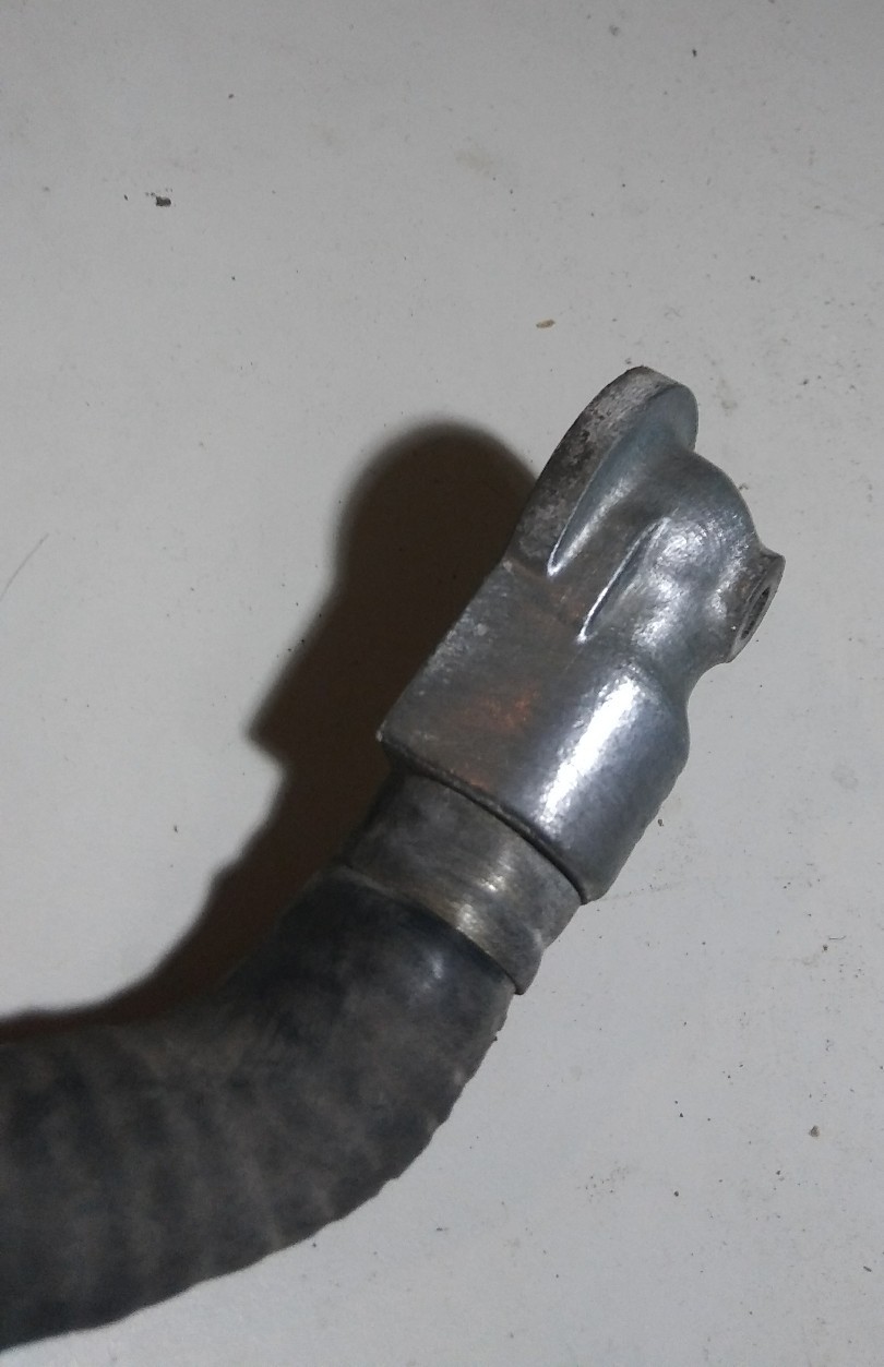 #41....1965 Rolls Royce Silver shadow oil filler assembly aluminum