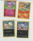 Pokemon McDonald's Collection 2014-2016 EX-GOOD Snubbull 4 Card Lot 8/12...