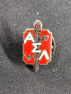 Alpha Sigma Lambda Vintage Lapel Pin 0.75