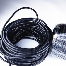 Black 3/16" 5mm Vacuum 10 Feet 3m Silicone Intercooler Coupler Hose