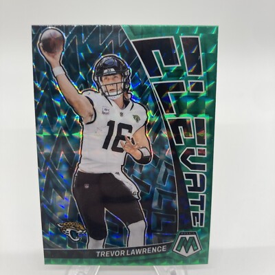 2023 Panini Mosaic - Elevate Green Mosaic Prizm #E-TL Trevor Lawrence - Jaguars