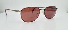 Vintage Coast 434 Brown Gold Oval Sunglasses FRAMES ONLY