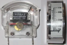 2 X Prime Model 60 Emergency Generator Analog Wattmeter - 3750 Watt Scale - 125V