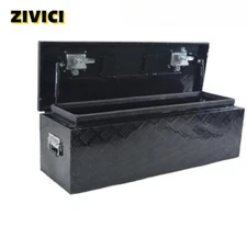 36" X 12"X12" Aluminum Underbody Storage Black ToolBox RV Trailer Truck Pickup
