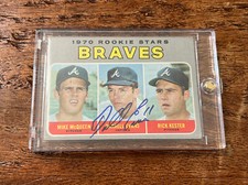 Darrell Evans IP Signed Topps Rookie Card JSA Coa Autographed Braves