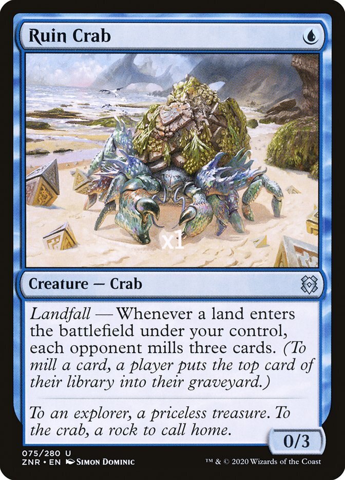 MTG ZNR PLST Ruin Crab MINT (SELECT) | eBay