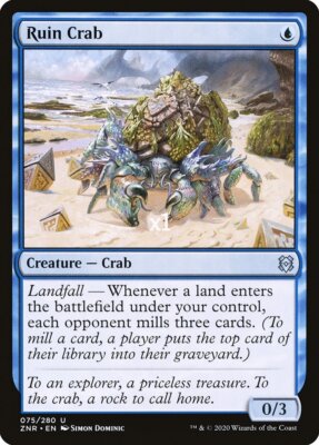 MTG ZNR PLST Ruin Crab MINT (SELECT) | eBay