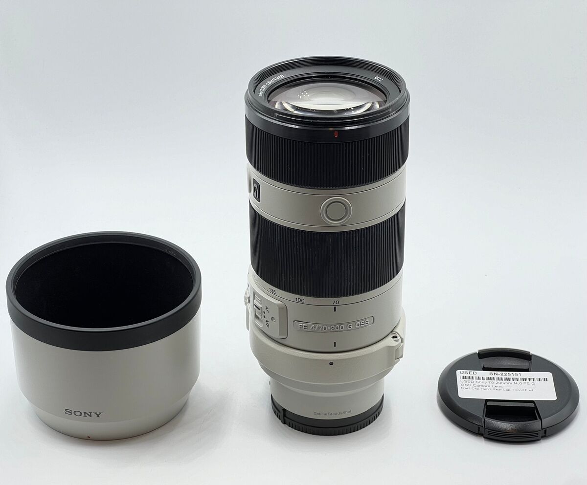 USED Sony 70-200mm f4.0 FE G OSS Camera Lens 27242872066 | eBay USED Sony 70-200mm f4.0 FE G OSS Camera Lens 27242872066 | eBay