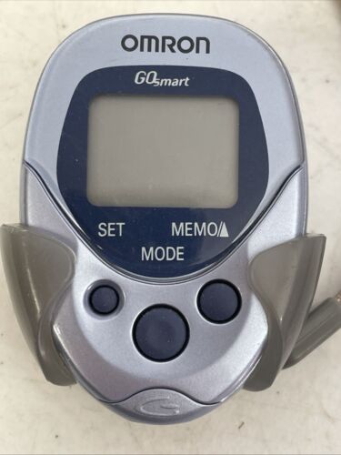 Untested Omron Go Smart HJ-112 Digital Pocket Pedometer Needs Battery - Picture 2 of 3