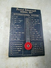 Vintage/Antique 1930s Tom Mix Ralston Cereal Premium Postal Telegraph Signal Set