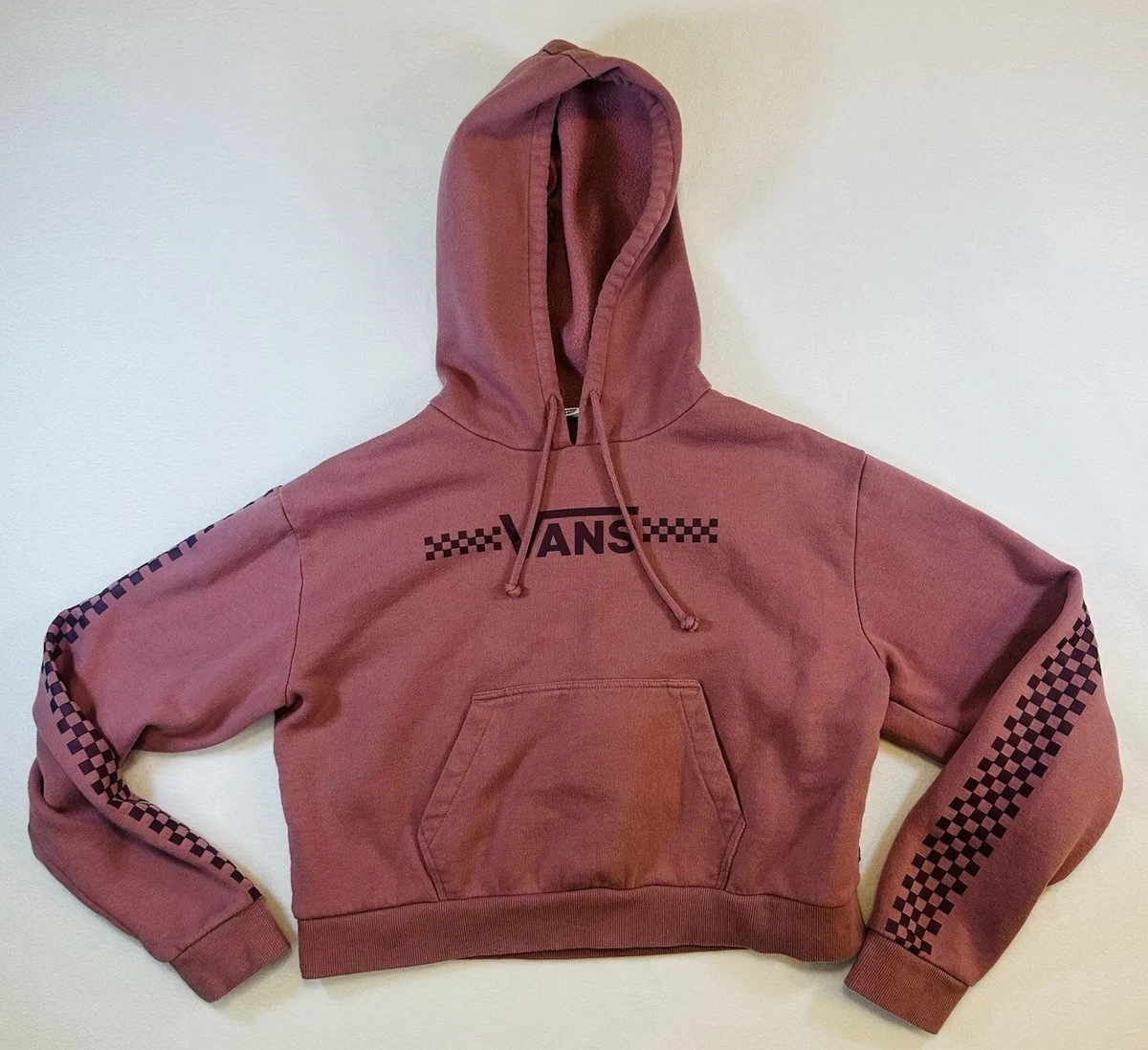 Pink vans shop hoodie