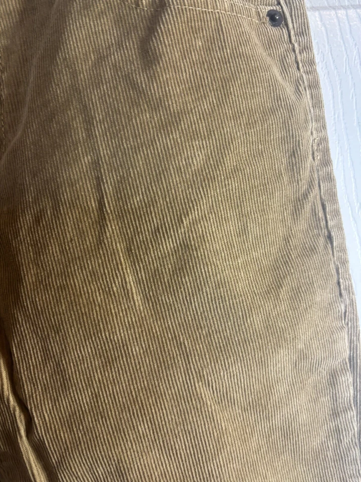 Gap Kids Girls Chino Khaki Brown Corduroys Size 12 Slim - Image 2 of 4