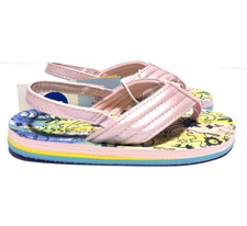 Cat Jack toddler Shawn Slip-On Flip Flop Sandals Jungle Pink L 9/10 NWT