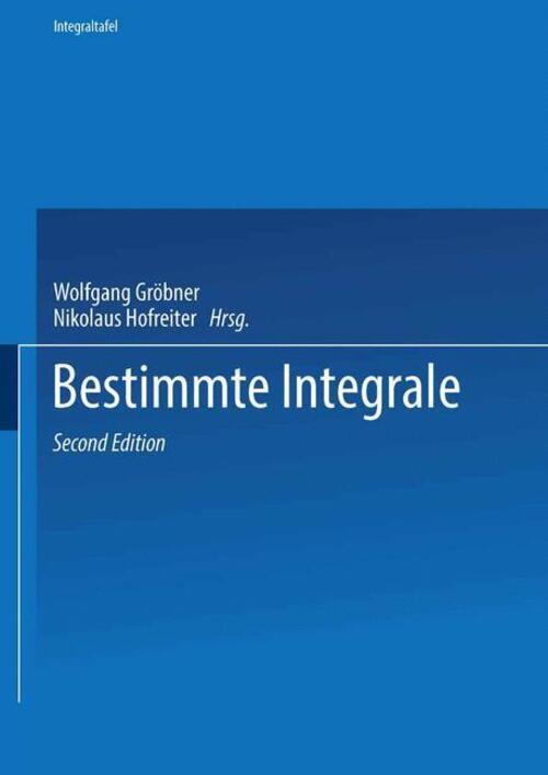 Thumbnail - Nikolaus Hofreiter (u. A.) | Zweiter Teil Bestimmte Integrale |