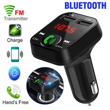 Bluetooth Car Kit Wireless FM Transmitter USB Charger Adapter Stereo MP3 Player