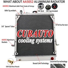 3 Core Aluminum Cooling Radiator For 1994-04 2003 Isuzu NPR 3.9L 4.8L 5.7L 6.0L