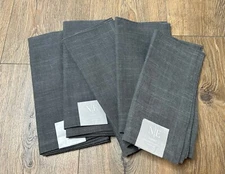 Noble Excellence Gray 20” x 20” Napkin Set Of 6 NWT