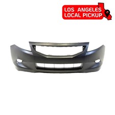 Primed Front Bumper Cover For 2008 2009 2010 Honda Accord Coupe 2 Door - La Primed Front Bumper Cover For 2008 2009 2010 Honda Accord Coupe 2 Door - La