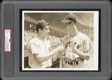 Ted Williams & Joe Dimaggio 1941 Type 1 Original Photo PSA/DNA *Iconic Image*