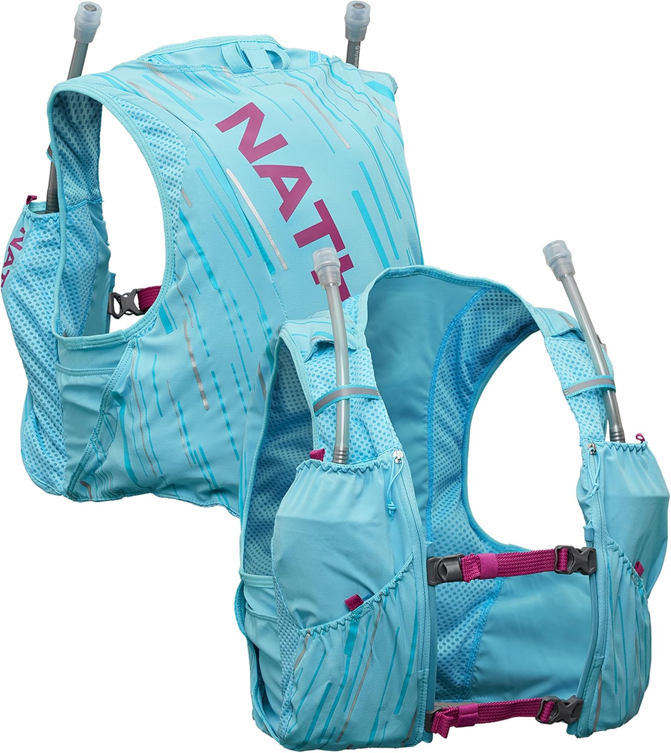 Pinnacle Race Vest 4L Running Vest with Water Bottle, with Two 20 Oz Hydration S