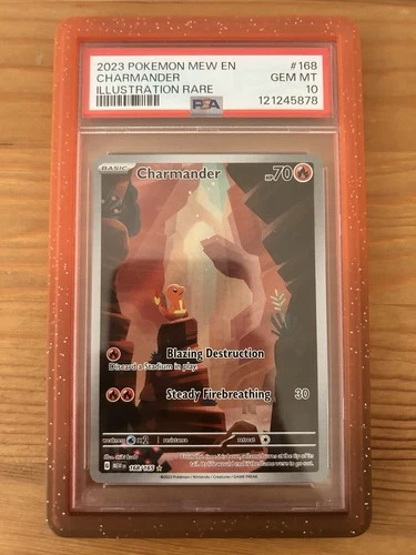 Charmander 168/165 Pokemon 151 English 2023 PSA 10 GEM MINT Pokemon Card