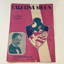 Carolina Moon Benny Davis Joe Burke 1928 Antique Sheet Music SV27-2