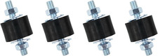 4 Pack M8 Anti-Vibration Rubber Isolator Mounts, 30X20Mm Rubber Studs Shock Abso