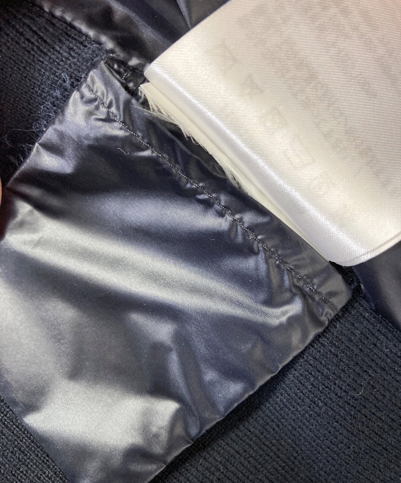 MONCLER/"CARDIGAN TRICOT" Knit-trimmed Down Jacket/ Navy/ Size: ? thumbnail 7